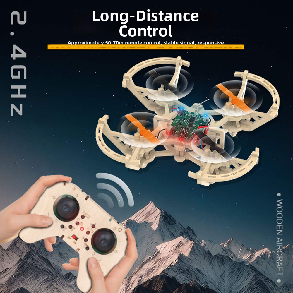 RC 목재 드론 모델 키트 3가지 속도 모드 이륙 및  - Drone Kit Octocopter 리뷰 및 가격